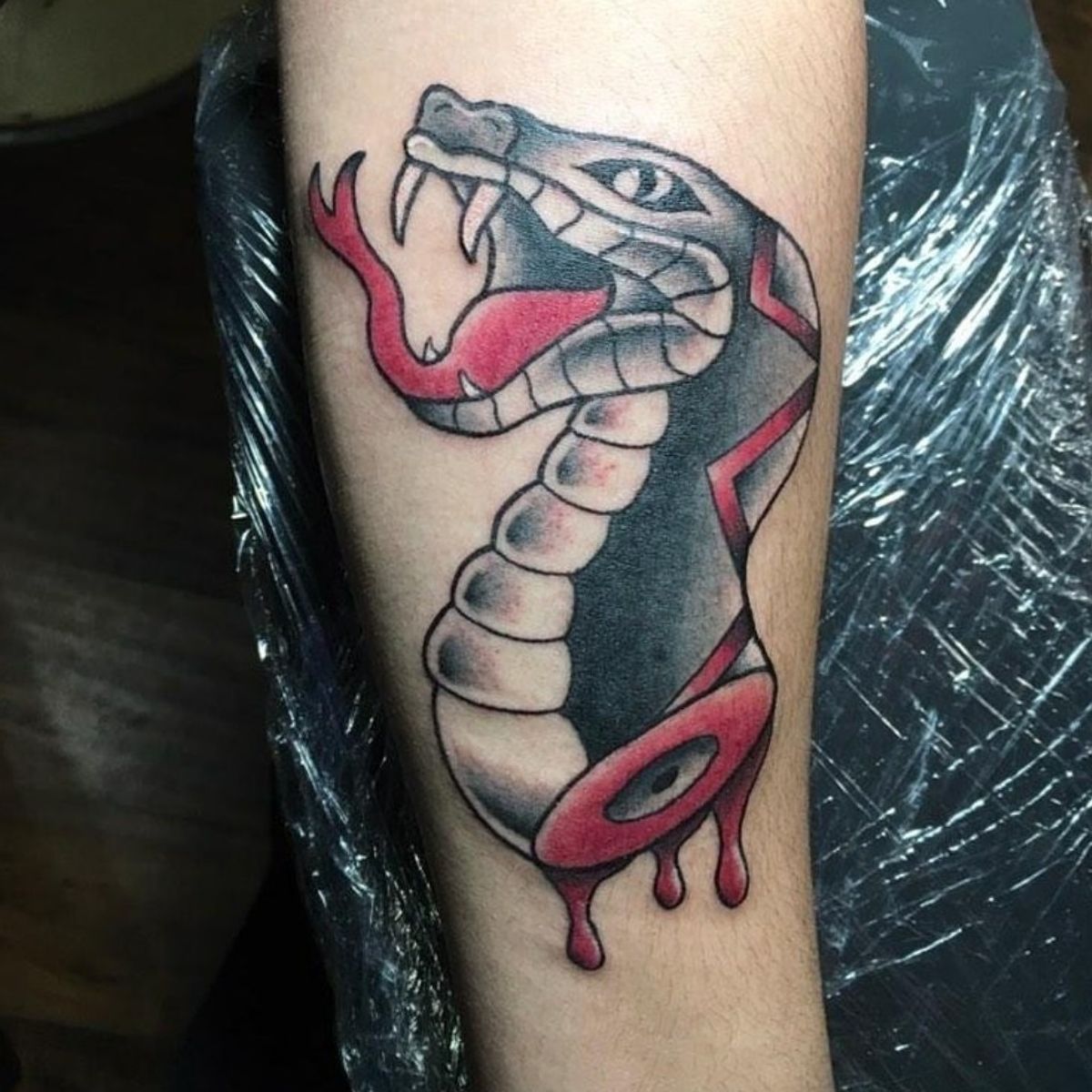 Tattoo uploaded by Michael Alexander Marquez • Severed snake • Tattoodo