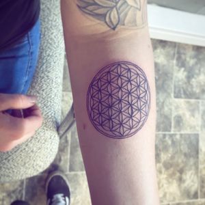 Flower of life done by junior artist Daddy Jo