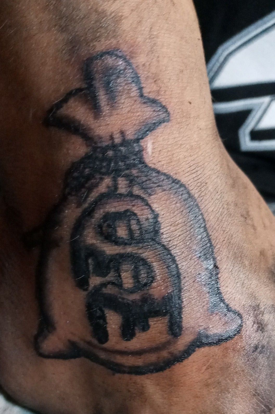 Untitled on Tumblr: Mr money bag #tattoo #tattoos #tattedup #tattooing # tattooed #m4lvip #m4l #marked4life #miami #kendalltattoos #miamitattoo...