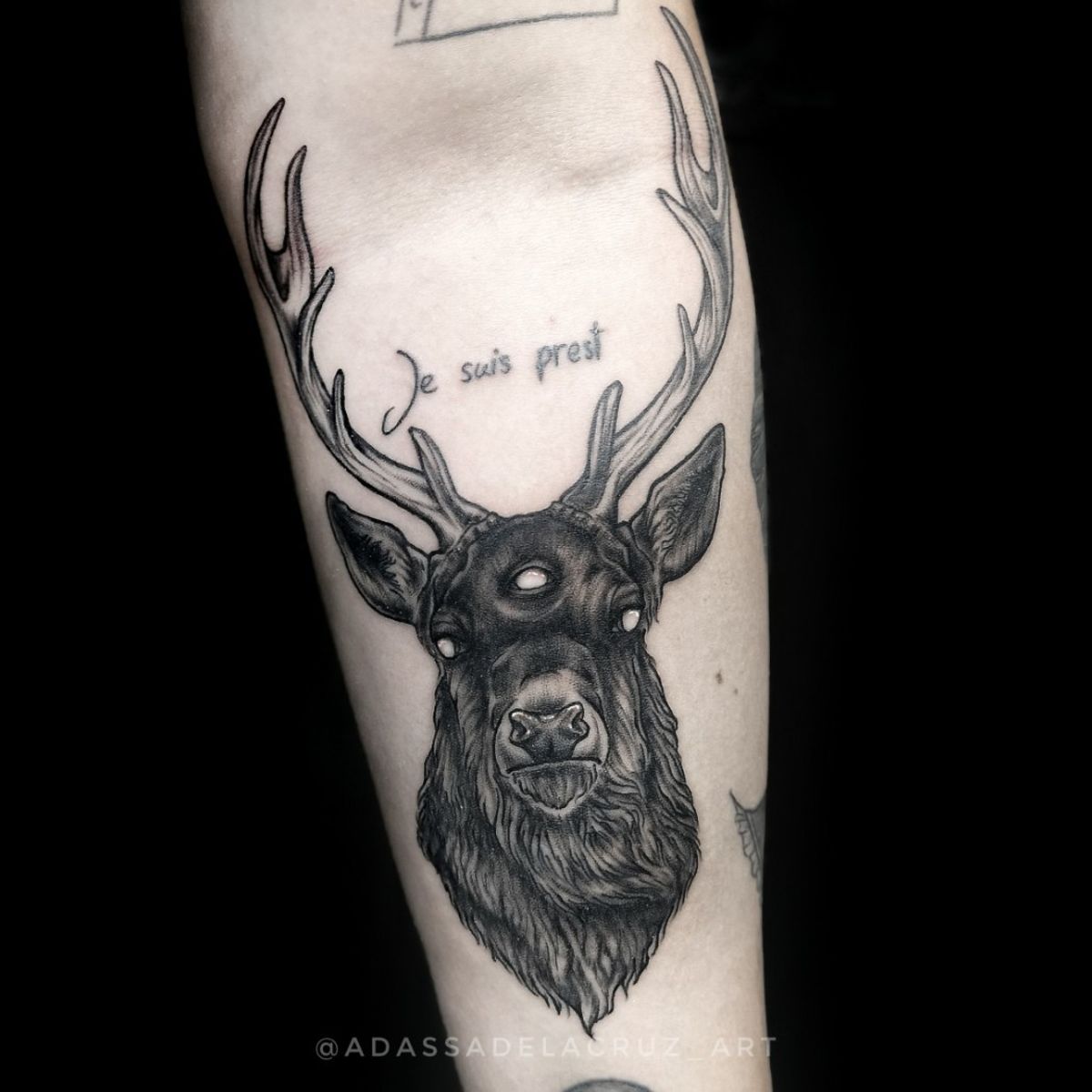Tattoo uploaded by Adassa Delacruz • Dark deer • Tattoodo