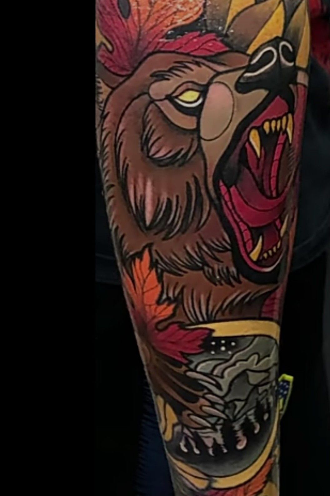 Tattoo uploaded by Víctor • Neo traditional agressive bear • Tattoodo