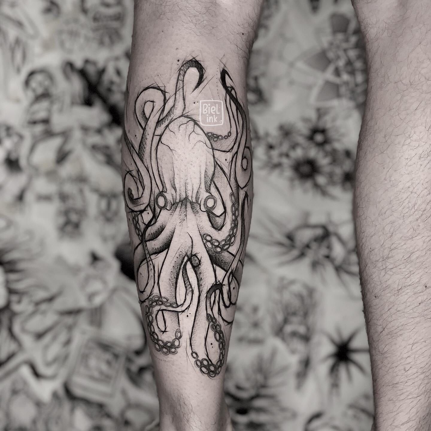 Squid Tattoo - Etsy