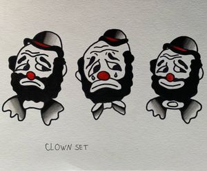 Clown set flash sheet I painted a while ago 