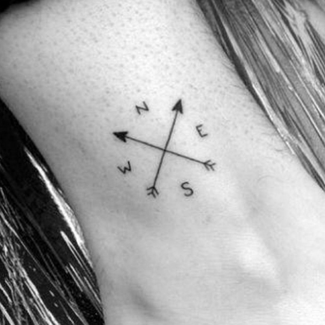 Share 82+ simple compass tattoo design super hot - esthdonghoadian