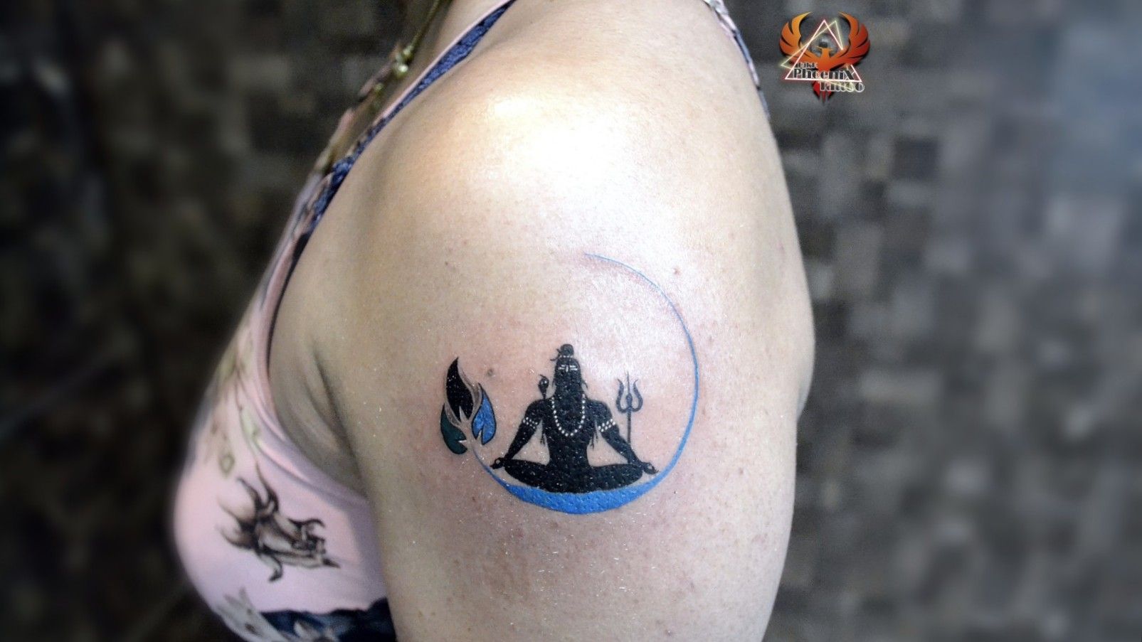 Adiyogi Shiva Tattoo  Reallooking Temporary Tattoos  SimplyInkedin