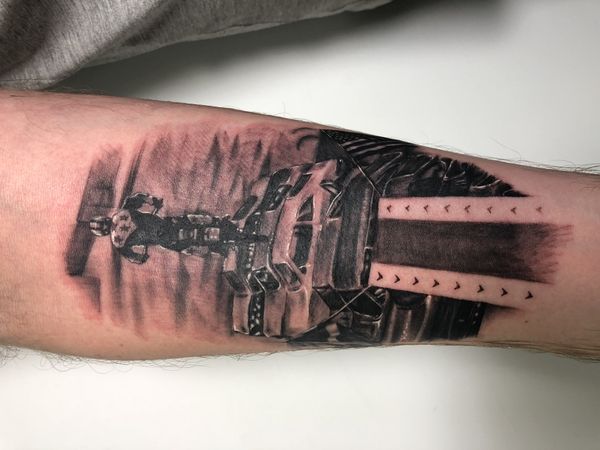 Tattoo from Omega ink