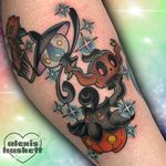Kawaii ghost type Pokémon for Jess! Lampent, phantump, and Pumpkaboo