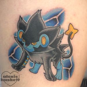 Luxray on the thigh!