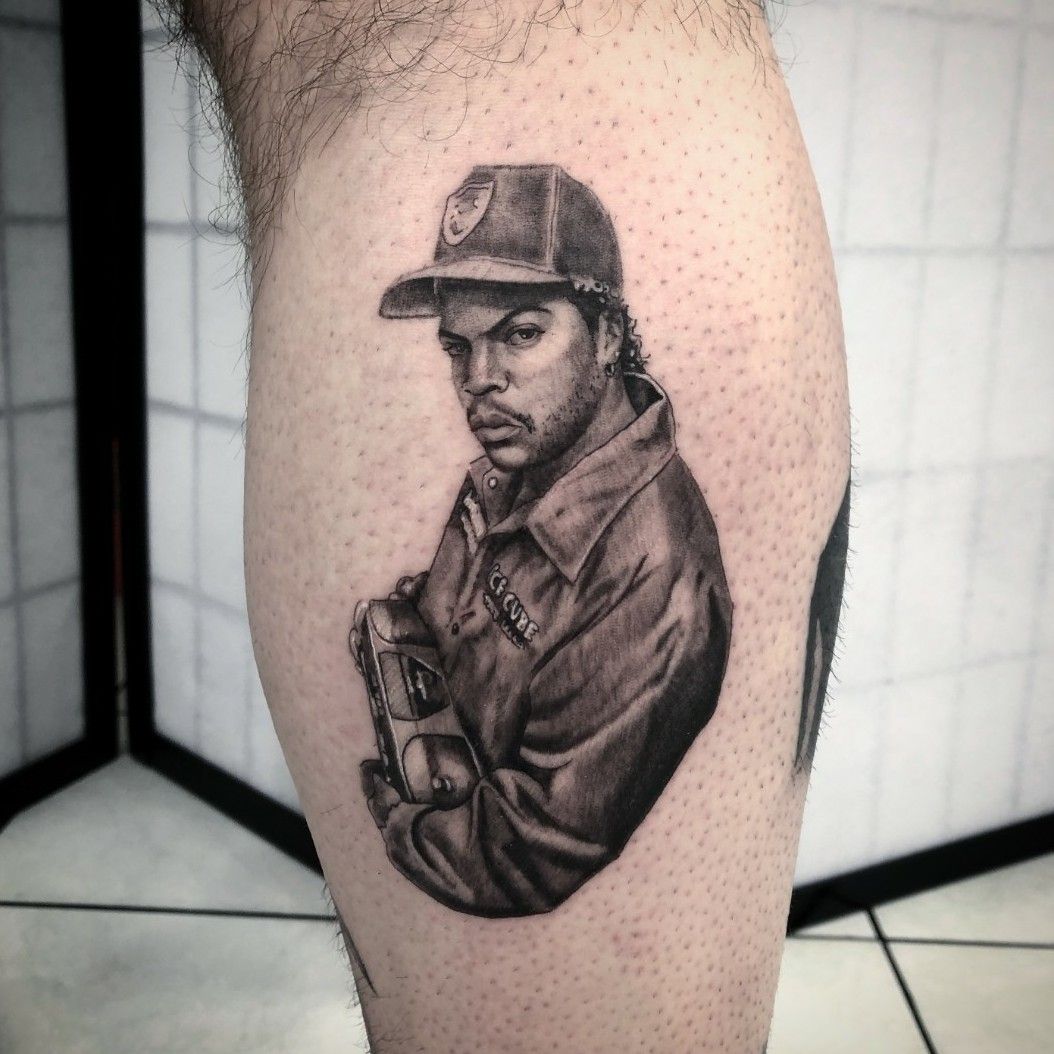 Ice Cube tattoo by David Cote  Inked magazine tattoos Sick tattoo Tattoos