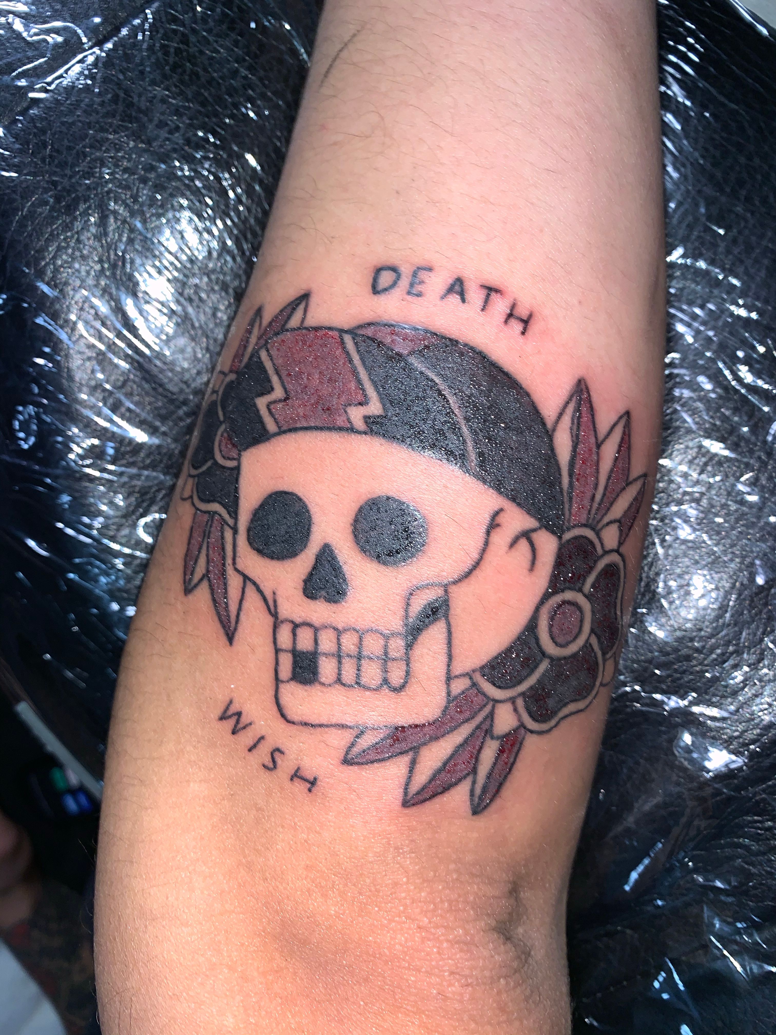 deathwish tattoo i did :) : r/MyChemicalRomance