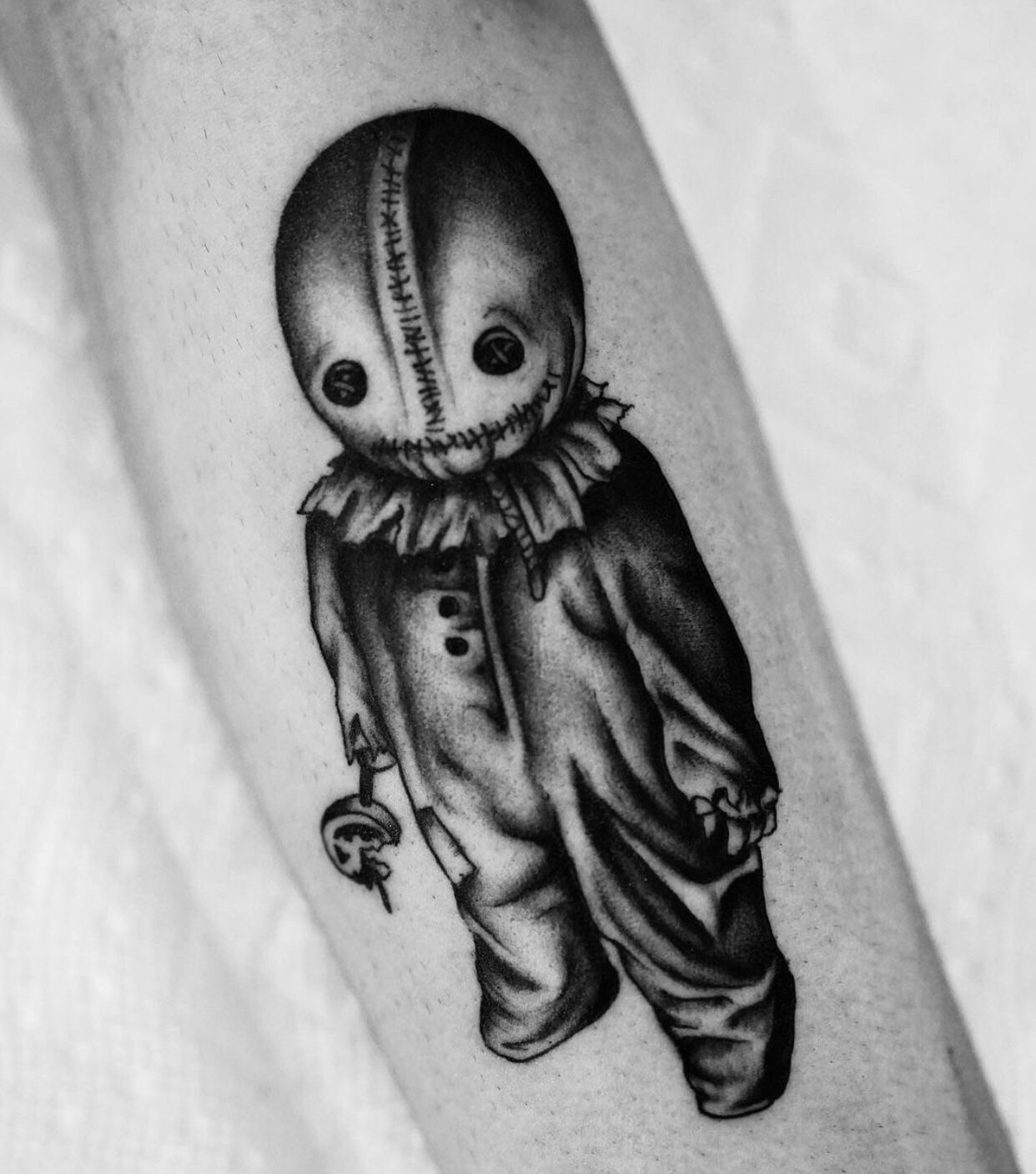 𝐅𝐨𝐱 on Instagram Little bloody but heres a cute sam lollipop I will  always love doing these       trickrtreat samlollipop tattoo  tattoos
