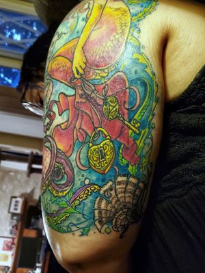 Updated details on mermaid tattoo 