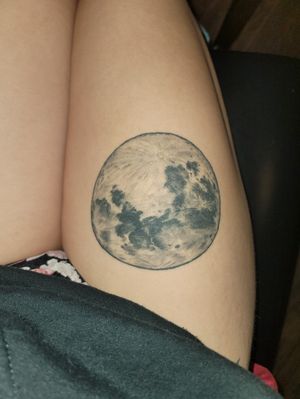 Moon by Mike in Dallas at J. Hall & Co. Lamar Street Tattoos