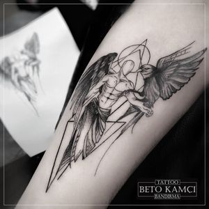 Melek & Kuş Dövmesi - Angel & Bird Tattoo