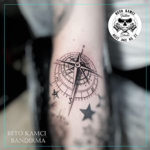 Pusula Dövmesi -Compass Tattoo