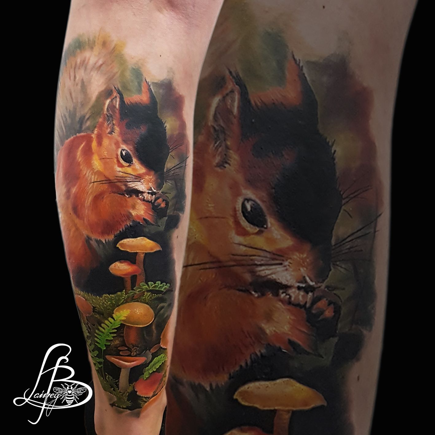 Squirrel tattoo by Pasha Tarino | Photo 25930