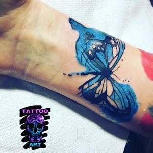 #butterfly colour tatttoo