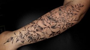 Drirleytattoo  tatuagem floral#tattoo 