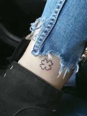 Small clover tattoo 