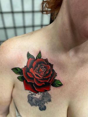 Red rose, cover up.