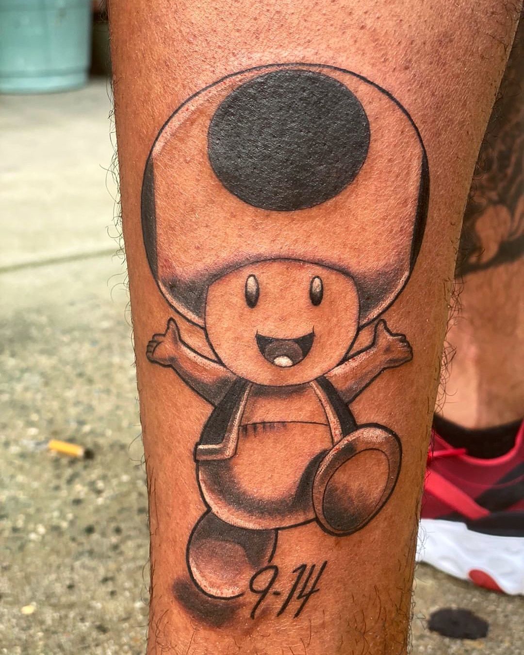 Mario Finger by James Rowe TattooNOW