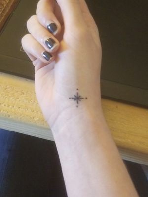 My first tattoo I did on myself.