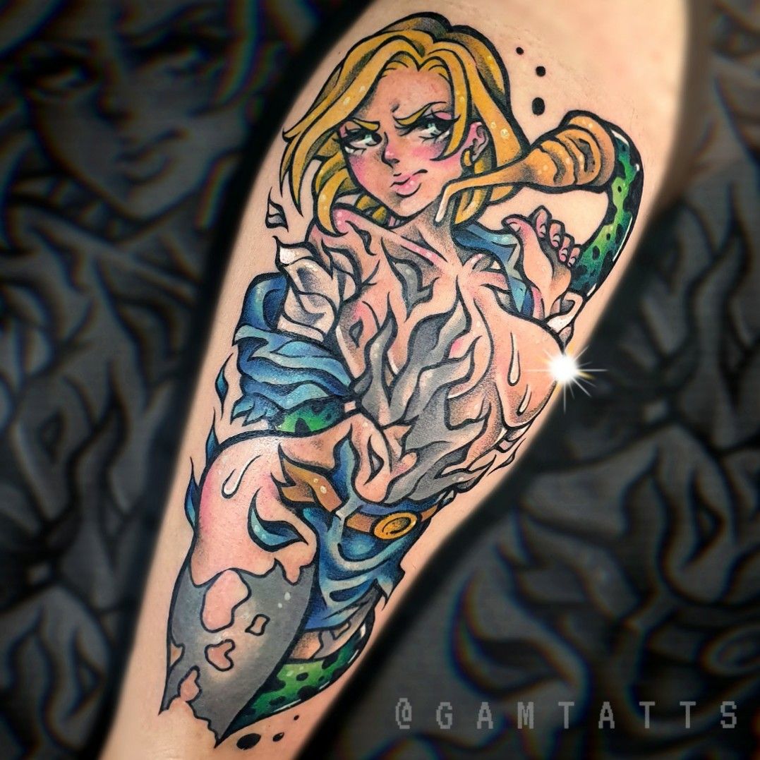 Android 18 tattoo