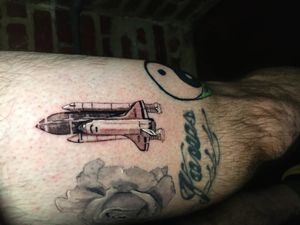 Space Shuttle (jaws not my work) (healed rose/ alien yin yang peaking)