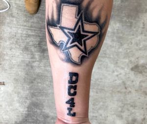 Dallas Cowboys Tat, looking for ideas to fill the area around the DC4L
