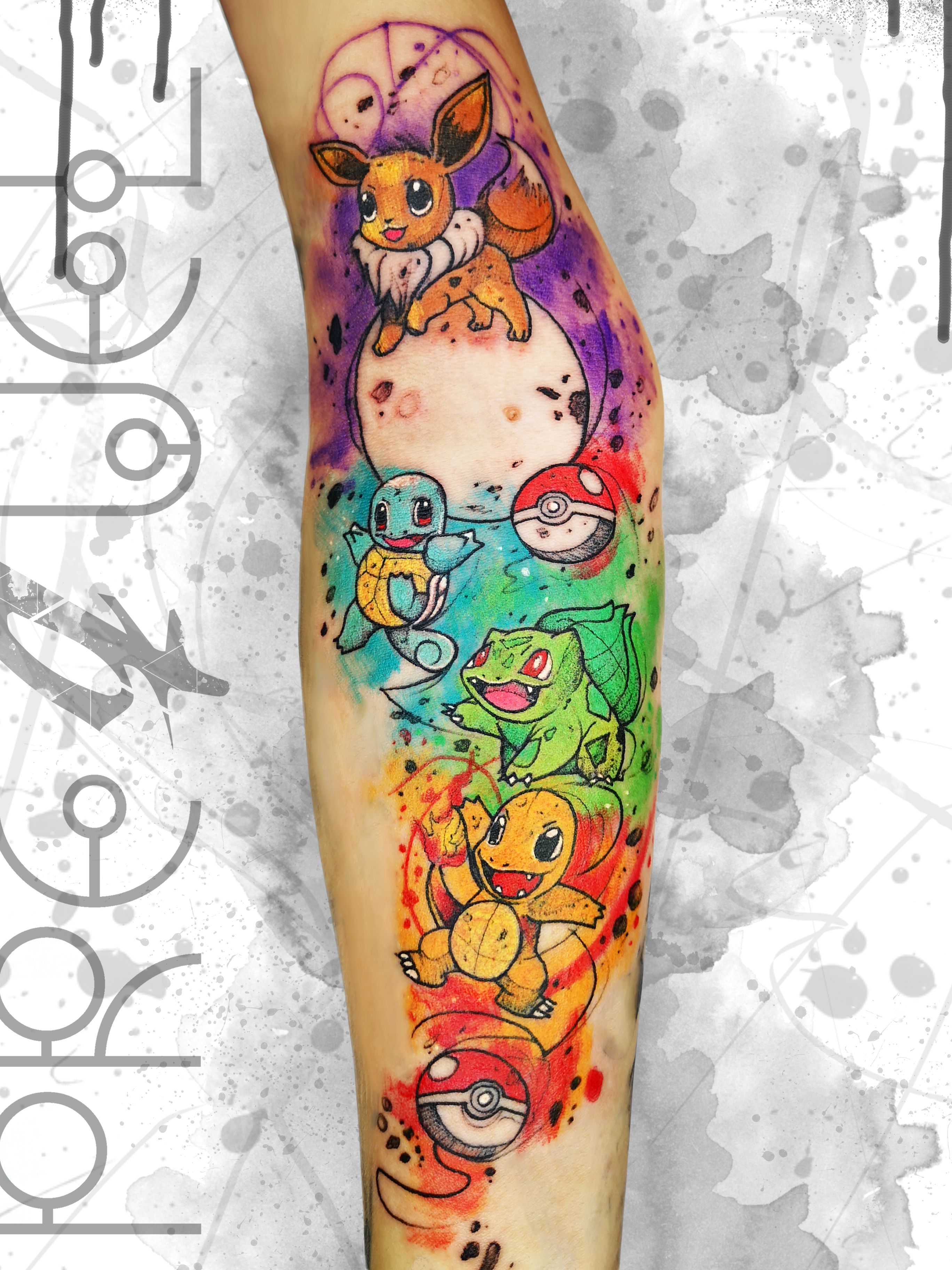 Wow 100 different Pokemon tattoos | Pokemon tattoo, Japanese tattoo artist,  Japanese tattoo