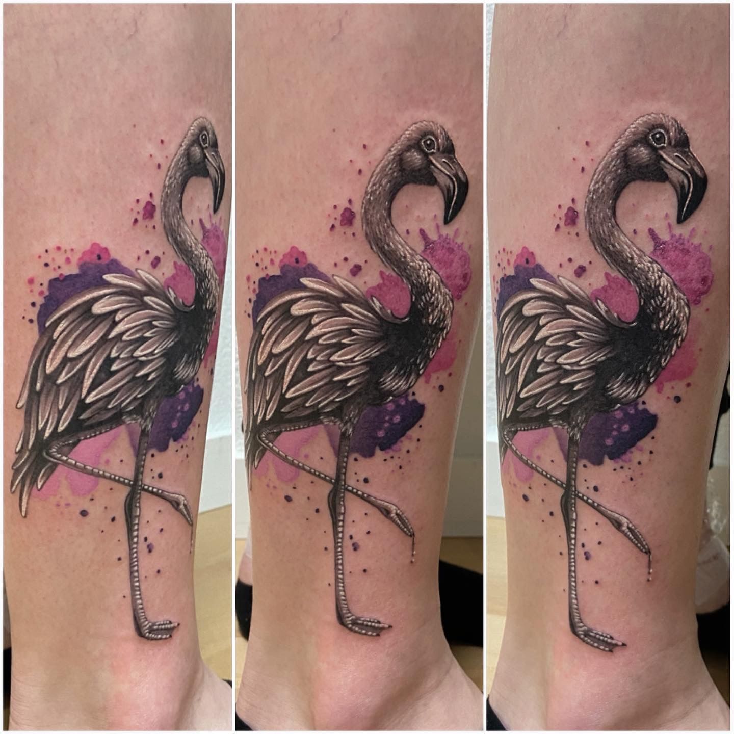 Flamingo Tribal Tattoo' Sticker | Spreadshirt