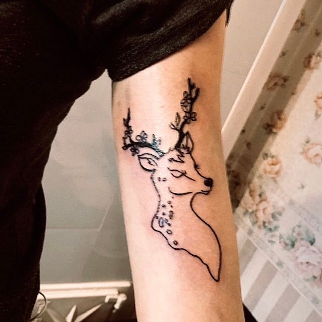 9 Best Deer Tattoo Designs And Pictures  Styles At Life