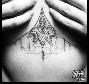 Sternum tattoo