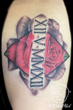 Rose...Roman numerals not originally done by me