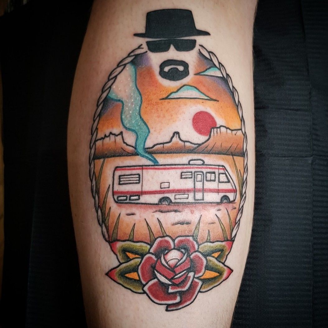 Breaking Bad Heisenberg Walter White by London Reese: TattooNOW