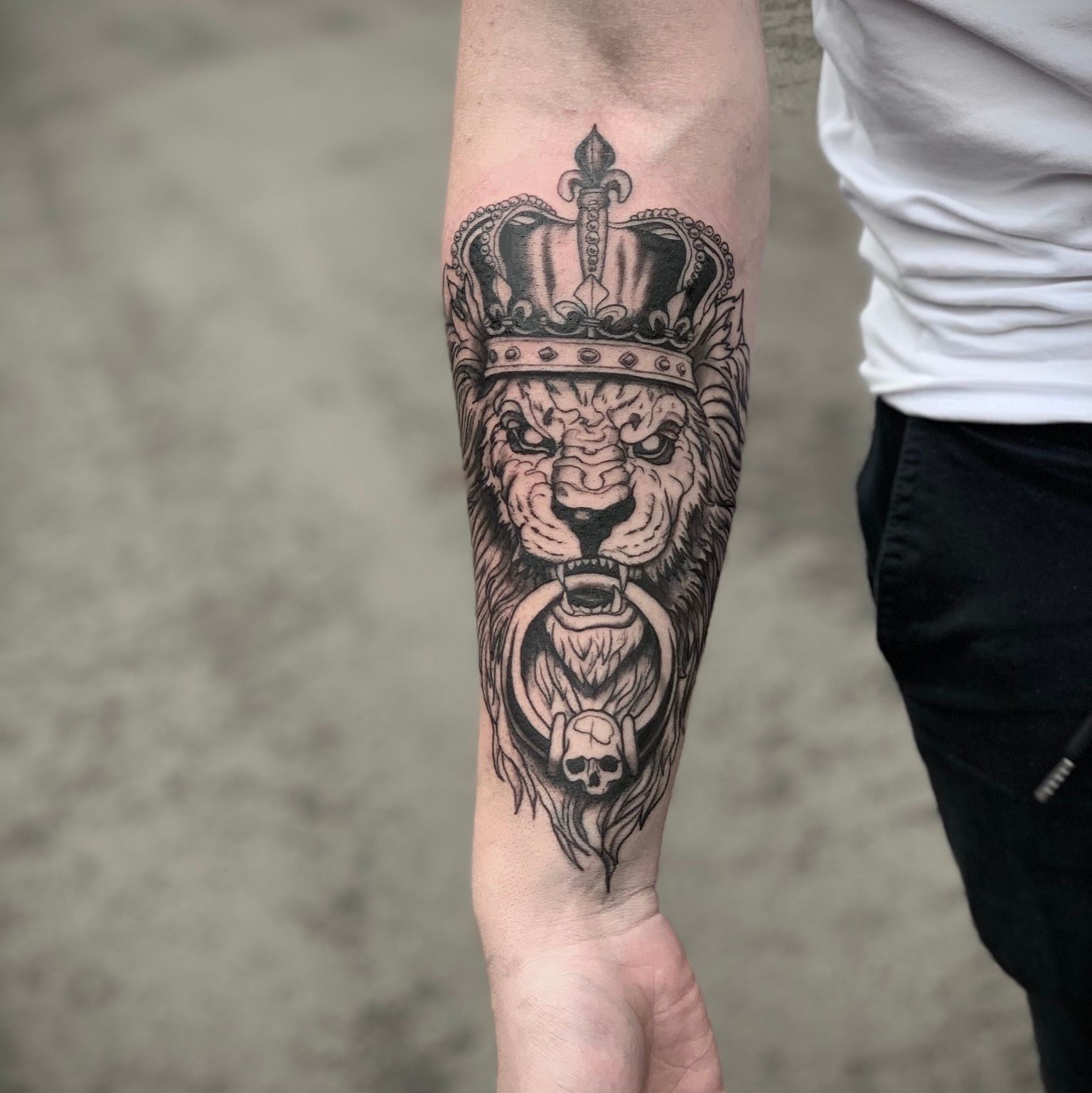 Anand Nimawat  | Lion tattoo ❤️💥 cover up tattoo Divine tattoo rajkot ☎️  8153995995 . . #lion #liontattoo #liontattoos #lions #lioness #lion... |  Instagram