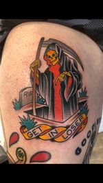 By Kyle Sajban #funny #reaper #gravestone #grave 
