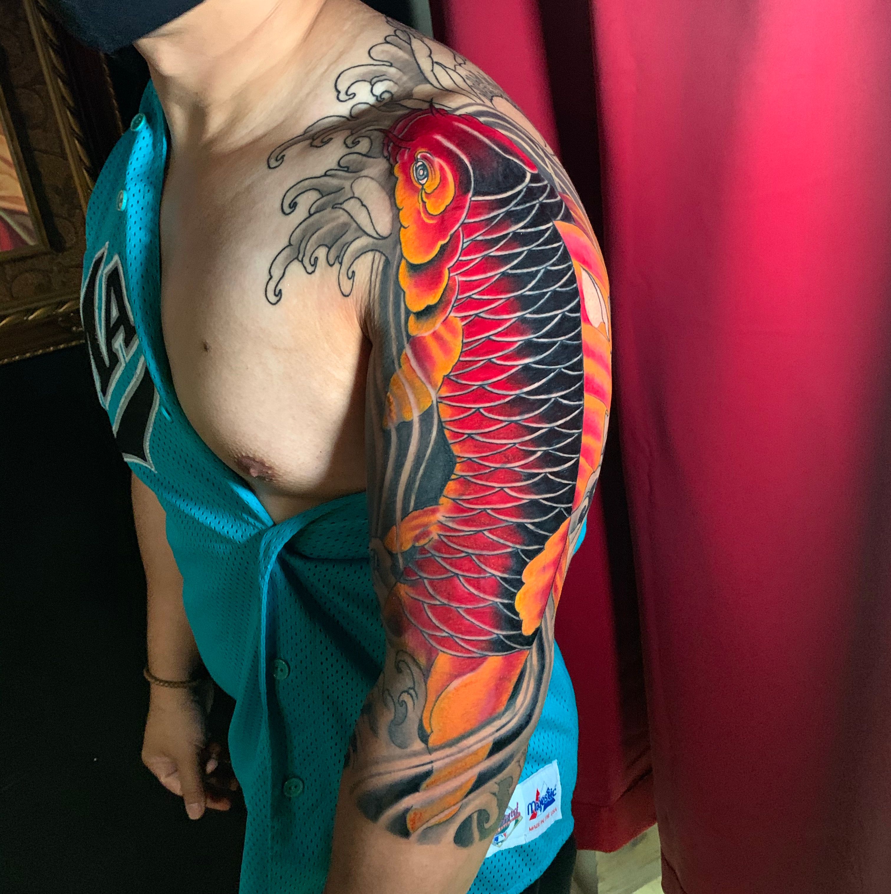 Koi Fish Tattoo • Tattoodo, image size:3024x3035