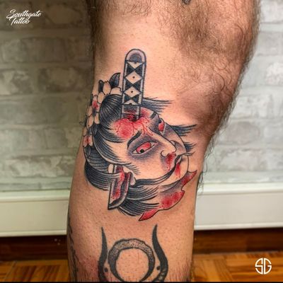 • Namakubi • traditional Japanese tattoo by our resident @dr.ivo_tattoo Bookings/Info: 👉🏻@southgatetattoo • • • #namakubi #tattoo #namakubitattoo #southgatetattoo #sgtattoo #sg #traditionaltattoo #japanesetattoo #traditionaljapanese #customtattoo #londontattoo #londontattoostudio #london 