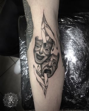 Masks Tattoo
Done with Proton Equalizer Mx by Kwadron and Sunskin ink
Mar Tattoo Ink