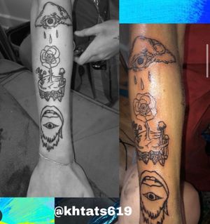 ---"Lifes A Trip"Pt.1.....🖤CUSTOM ARTdm for appointments and info <3___#originalart #soloartist #latattoos  #latattooartist #laink #tattoos #tattooartist #ink #fyp #walkingart #customtattoos #customart 