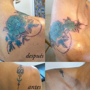 Cover up color flower
