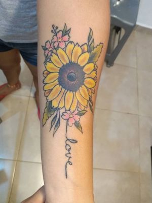 Healed sunflower 