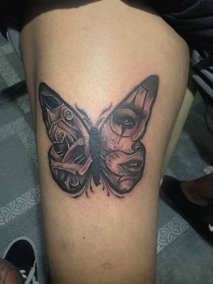 My tattoo work 💉 💉 💉Rose,portrait,butterfly (metamorphosis) 