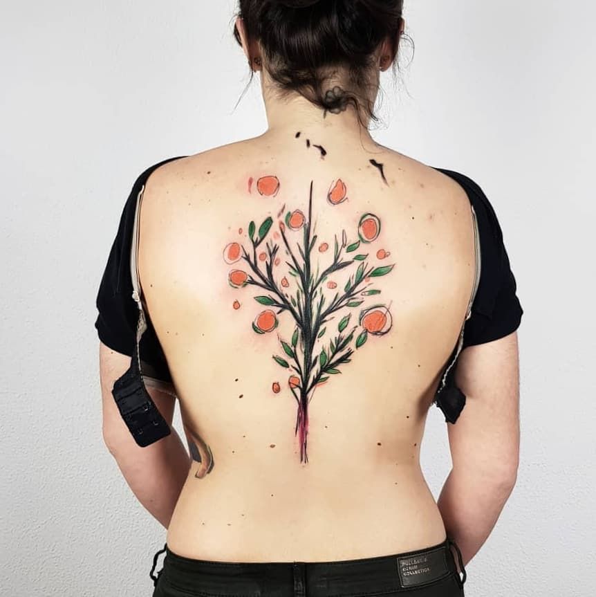 Orange Branch Tattoo   LA BOOKING abiivismstudiocom ora   TikTok