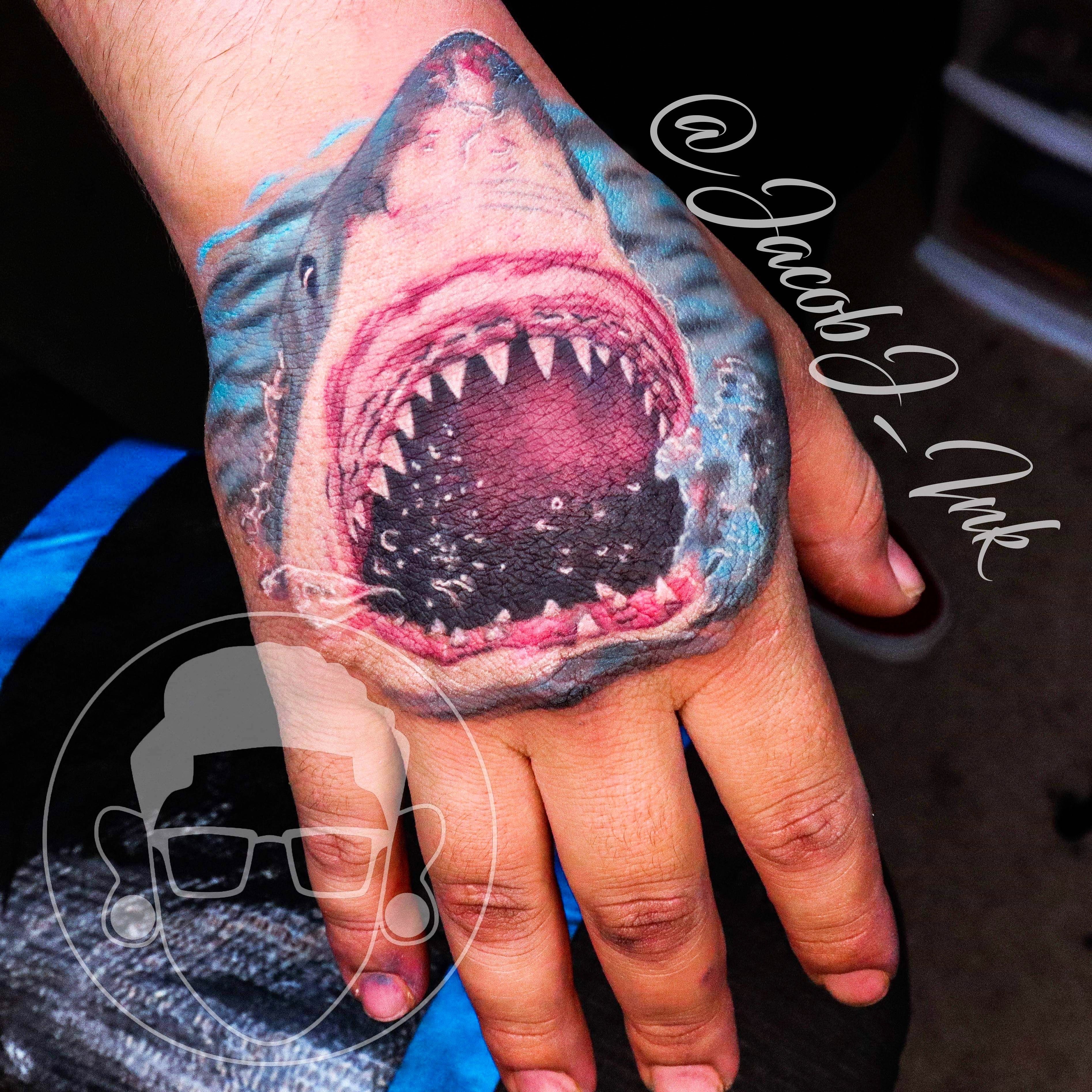 Shark Temporary Tattoo  Fade Away Tattoo