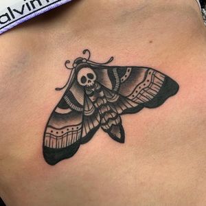 Moth by Vicky Morgan at Bodycraft custom, Nottingham✌🏻🦋