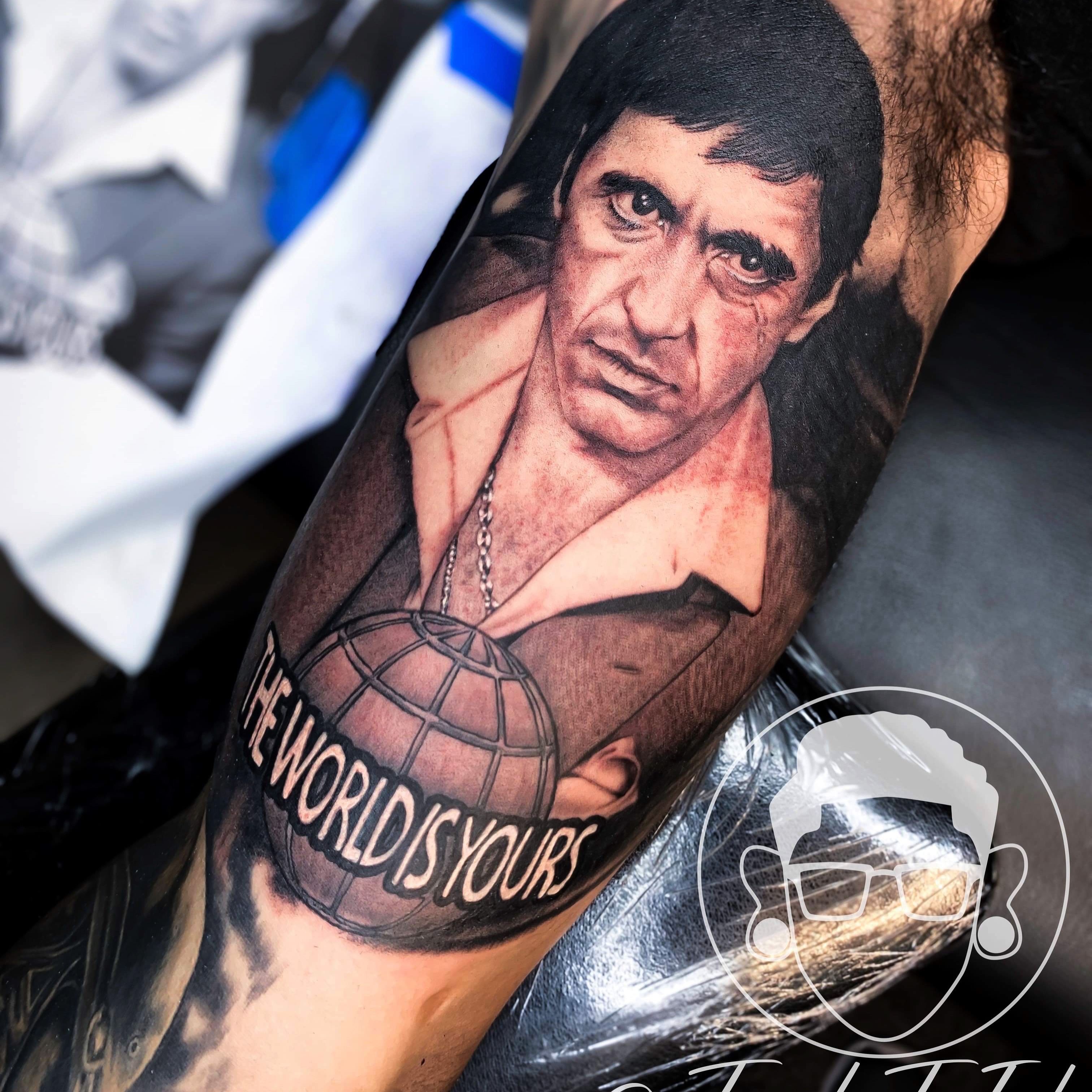 Scarface World Is Yours Tattoo by lunainkk  Tattoogridnet
