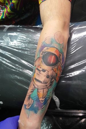 Astronaut tattoo. 