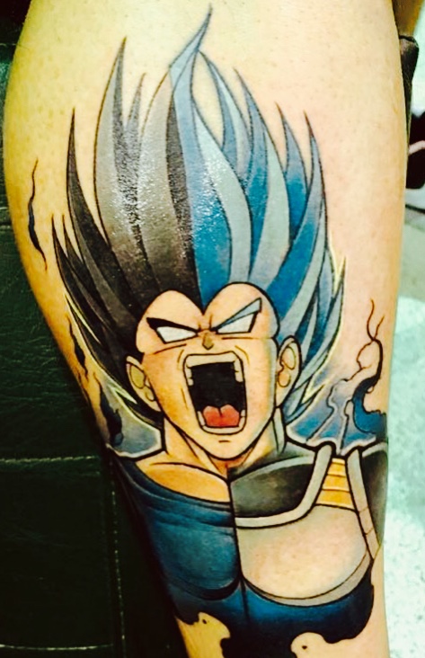 Tattoo uploaded by Ireysha Negron • Vegeta tattoo!!! • Tattoodo